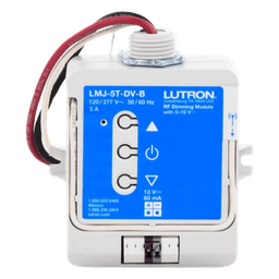 Módulo de atenuación RF con control 0-10 V para balastros fluorescentes y drivers LED, conmuta hasta 5 A a 120/277 V, para sistemas RadioRA 2 y HomeWorks QS