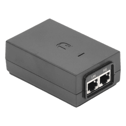 Adaptador PoE Ubiquiti de 24 VDC, 1.0 A con puerto Gigabit
