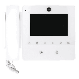Monitor con teléfono  blanco YDV4702 para tvportero 80126