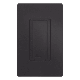 Switch de pared inteligente de doble voltaje 120-277 V, dos hilos sin neutro, 8 A en iluminación y motores de hasta 1/10 HP, para RadioRA 2 y RA2 Select, color Midnight