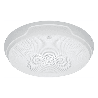 Bocina de techo para evacuación por voz, doble voltaje 25/70.7 V, sin estrobo, color blanco, Serie L System Sensor