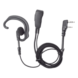 Micrófono Audífono de Solapa Estilo Gancho / CABLE FIBRA TRENZADA KEVLAR ULTRA RESISTENTE Para KENWOOD Serie G/3230/2102G/2202L/2212L/2170/2360/2302/2312/2000/2402/NX220/NX240/TKD240