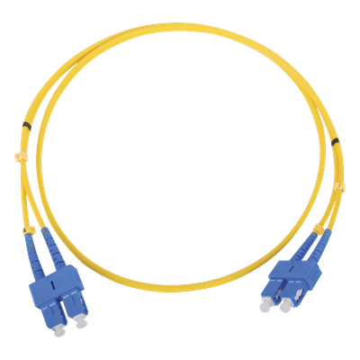 Jumper de Fibra Óptica Monomodo SC/SC Duplex de 5 Metros (16.40 Pies)