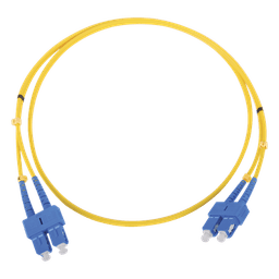 Jumper de Fibra Óptica Monomodo SC/SC Duplex de 5 Metros (16.40 Pies)