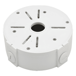 Caja de Conexiones Universal / Uso en Interior / Fabricada en Metal / Color Blanco / Uso en Bala - Domo - Turret