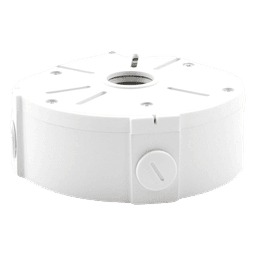 Caja de Conexiones Universal / Uso en Interior / Fabricada en Metal / Color Blanco / Uso en Bala - Domo - Turret