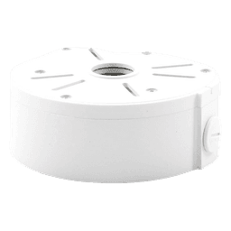 Caja de Conexiones Universal / Uso en Interior / Fabricada en Metal / Color Blanco / Uso en Bala - Domo - Turret