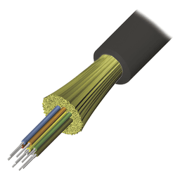 Cable de Fibra Óptica de 12 Hilos, Interior/Exterior, Tight Buffer, No Conductiva (Dieléctrica), Riser, Multimodo OM3 50/125 Optimizada, 1 Metro (3.28 Pies)