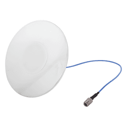 Antena plana traslucida DAS para techo, 698-2700 MHz, bajo PIM, N Hembra.