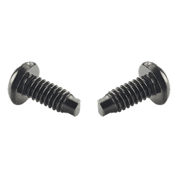 Tornillo #12-24, 13 mm de largo, para uso con Racks de 2 o 4 postes Panduit, de Acero, Bolsa de 100pz