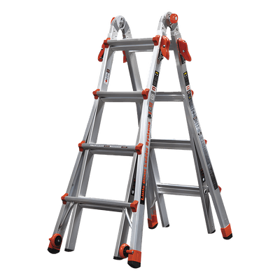 Escalera Multi-Posiciones de 5.18 m (17') para Superficies Inclinadas  (SKU 15417-001).