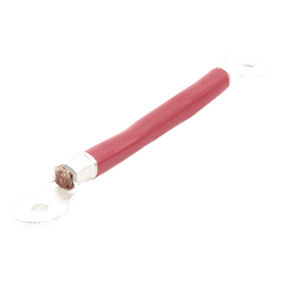 Cable para Baterías, 0.2 m, rojo, Calibre 2 AWG con Terminales de Ojo en Ambos Extremos