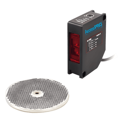 Detector fotoeléctrico de 16 m de alcance / Luz indicadora para alineación 