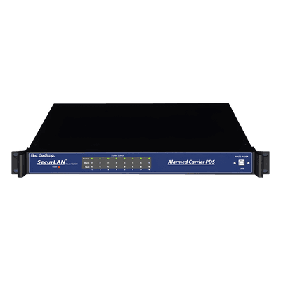 Sensor de Seguridad Perimetral por Fibra Óptica Sensitiva / Para Montaje en Rack (19'') / 8 Zonas de Protección/ De 0 hasta 800m