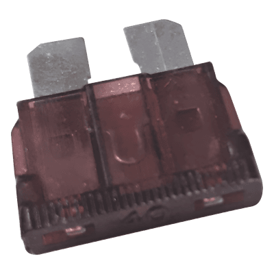 Fusible tipo Automotriz Guinda de 40 Amperes. 