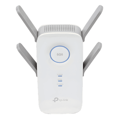 Repetidor / Extensor de Cobertura WiFi AC, 2600 Mbps, doble banda 2.4 GHz y 5 GHz, con 1 puerto 10/100/1000 Mbps, 4 antenas externas