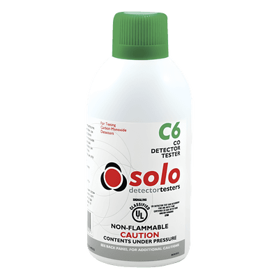 Lata De Gas De Monóxido De Carbono (CO) Genuino Para Prueba De Detectores De CO, Uso Manual o En Dispensadores SOLO-330/SOLO-332, Listado UL