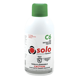 Lata De Gas De Monóxido De Carbono (CO) Genuino Para Prueba De Detectores De CO, Uso Manual o En Dispensadores SOLO-330/SOLO-332, Listado UL