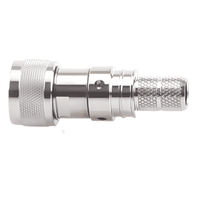 Conector UHF Macho Plegable con Pin Cautivo para cables RG8