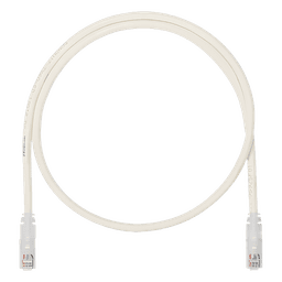 Cable de Parcheo UTP, Cat6A, 24 AWG, CM, Color Blanco, 1.52 Metros (5 Pies)