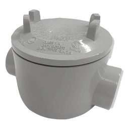 Caja con Tapa Tipo GRC de 3/4" (19 mm) / Caja a Prueba de Explosión / Para Áreas Peligrosas / Libre de Cobre.