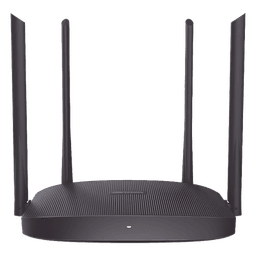 Router Inalámbrico WISP / Hasta 1200 Mbps / Doble Banda AC (2.4 GHz y 5 GHz) / 3 Puertos LAN 10/100 Mbps + 1 Puerto WAN 10/100 Mbps / 4 Antenas Externas Omnidireccional de 5 dBi / Interior