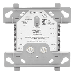 Módulo de relevador direccionable con dos contactos secos Form-C para control de dispositivos auxiliares, protocolo FlashScan