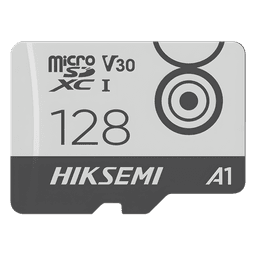 MicroSD HIKSEMI CITY GO / 128 GB / 100 MB/s Lectura / 90 MB/s Escritura / Clase 10 U3 V30 / TLC NAND / Especializada Para Videovigilancia Móvil 24/7