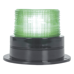 Burbuja Brillante de Larga Vida Útil, con 8 LEDs Color Verde, Domo Verde, 12Vcd