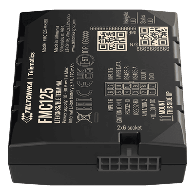 Avanzado Rastreador Vehicular (GPS) 4G LTE CAT 1 y 2G / Identificación de Conductores / Bloqueo Remoto / Detección de Jammer / Sensores Bluetooth / Múltiples I/O / Doble Sim / RS485 / RS232 / DualCam