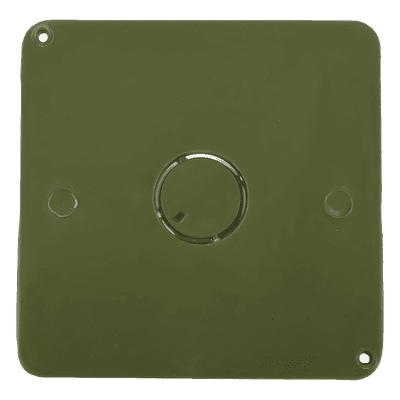  Tapa para Caja Cuadrada de 4 " para instalaciones con tubería PVC Conduit pesado.
