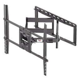 Montaje de Pared Universal Giratorio SP5-NB / Pantallas de 75" a 110" / VESA 400x400 a 800x600 mm / Carga 90.9 kg (200 lbs) / Inclinación +10° a -5° / Rotación 45° / Distancia de Pared 7.2 a 70 cm / Acero