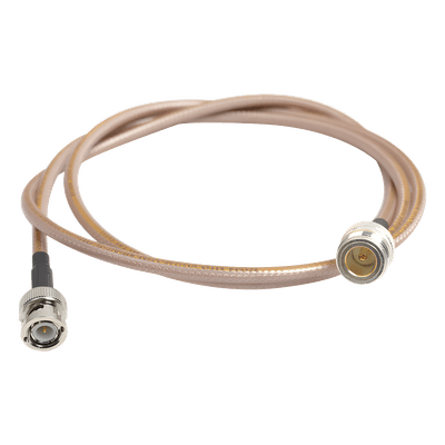 Jumper Fabricado con Cable LP-142 Conectores BNC/N Hembra de 110 cm (43.31 Pulgadas).