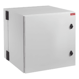 Gabinete Industrial ProTek de 12 UR de 612 x 600 x 760 mm Puerta Sólida de , Protección NEMA Tipo 4/12; IP66, Abatible, Fabricado en Acero, Color Gris Claro