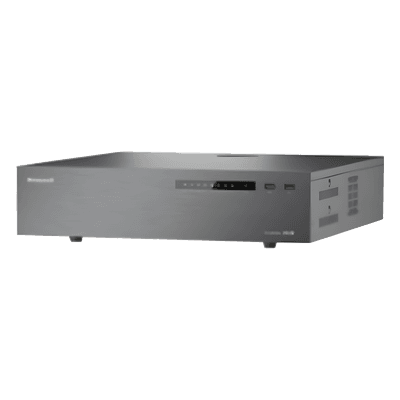 NVR de 64 canales IP con 8 bahías para disco duro, RAID 1/5/6 y 16 TB preinstalados, resolución 4K H.265, ONVIF y NDAA - Serie 35 HN35 PRO