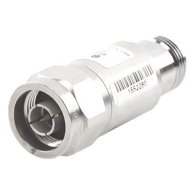 Atenuador en Línea de 20 dB, 5 W. Máximo, CD-4 GHz, Conectores N Macho-Hembra.
