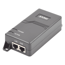 Inyector PoE  IEEE 802.3at, Puertos Gigabit, Hasta 30 W de Salida PoE (Mid-span)