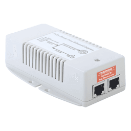 Inyector POE para Aplicación Solar, Entrada 18-36 Vcc, Salida en 56 Vcc, 802.3 af/at, 10/100/1000 Mbps, Hasta 35 Watts