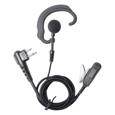 Micrófono Audífono de Solapa Estilo Gancho / CABLE FIBRA TRENZADA KEVLAR ULTRA RESISTENTE Pararadios GP300/SP50/P1225/PRO3150/EP450/EP350/MAG ONE/RDU2020/XV2600 y TC-500/518/600/610/620/700/1600/700EX