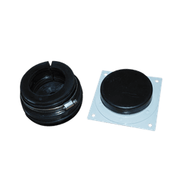 Placa y Goma Pasamuro para Cable Coaxial de 1/2