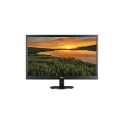 Monitor LED de 19", Resolución 1366 x 768 Pixeles con Entradas de Video VGA / HDMI