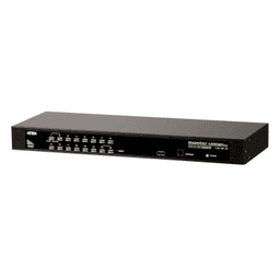 Switch KVM 8/16 Puertos PS/2 - USB VGA / Control de Hasta 64 o 256 Computadoras / Conexión Dual PS/2 y USB / Soporte Multiplataforma / Resolución de Video 2048 x 1536 / Montaje en Rack o Escritorio / Firmware Actualizable
