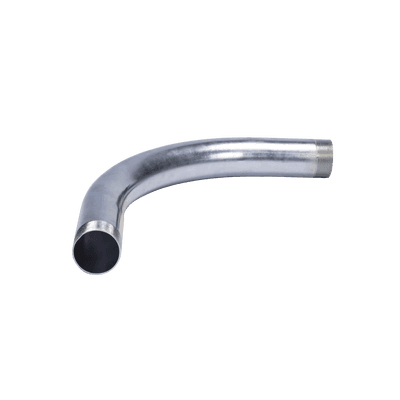 Curva/Codo de 90° de 1 1/2" (38mm) pared gruesa con rosca galvanizado etiqueta amarilla