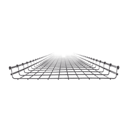 Charola Tipo Malla 54/500 mm, Acabado Electro Zinc, Hasta 430 Cables Cat6, Tramo de 3 Metros