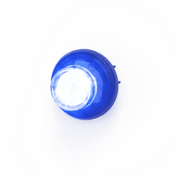 Estrobo Oculto de 12 LED, Rojo/Azul, Bisel Negro