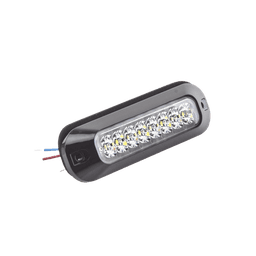 Luz Auxiliar Serie X3744, 8 LEDs Ultra Brillantes, color rojo claro.