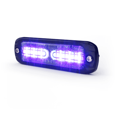 Luz direccional LEDs Ambar / Violeta para la detección materiales de alta visibilidad