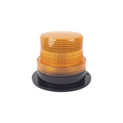 Burbuja brillante  de Larga Vida Útil con 8 LEDs, color ámbar, domo ámbar, 12Vcd