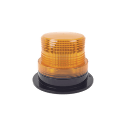 Burbuja brillante  de Larga Vida Útil con 8 LEDs, color ámbar, domo ámbar, 12Vcd