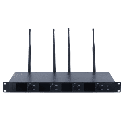 Receptor Micrófono Inalámbrico Digital UHF | Transmisión Digital U-Band pi/4-DQPSK | Distancia 80 mts | Encriptación de Audio | 2197 Ecualizaciones | 15625 Efectos de Reverberación | Pantalla LCD